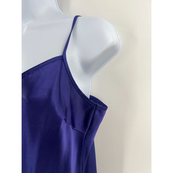 Trina Turk 8 Purple 100% Silk Slip Dress Made in USA V-Neck Lingerie - Picture 7 of 9